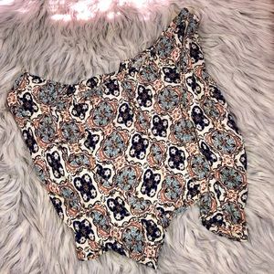 Forever 21 off shoulder crop